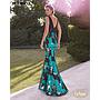 5J268 - Vestido de fiesta sirena largo - Marfil Barcelona